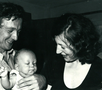 Linde mit Istvan und Philip 1974